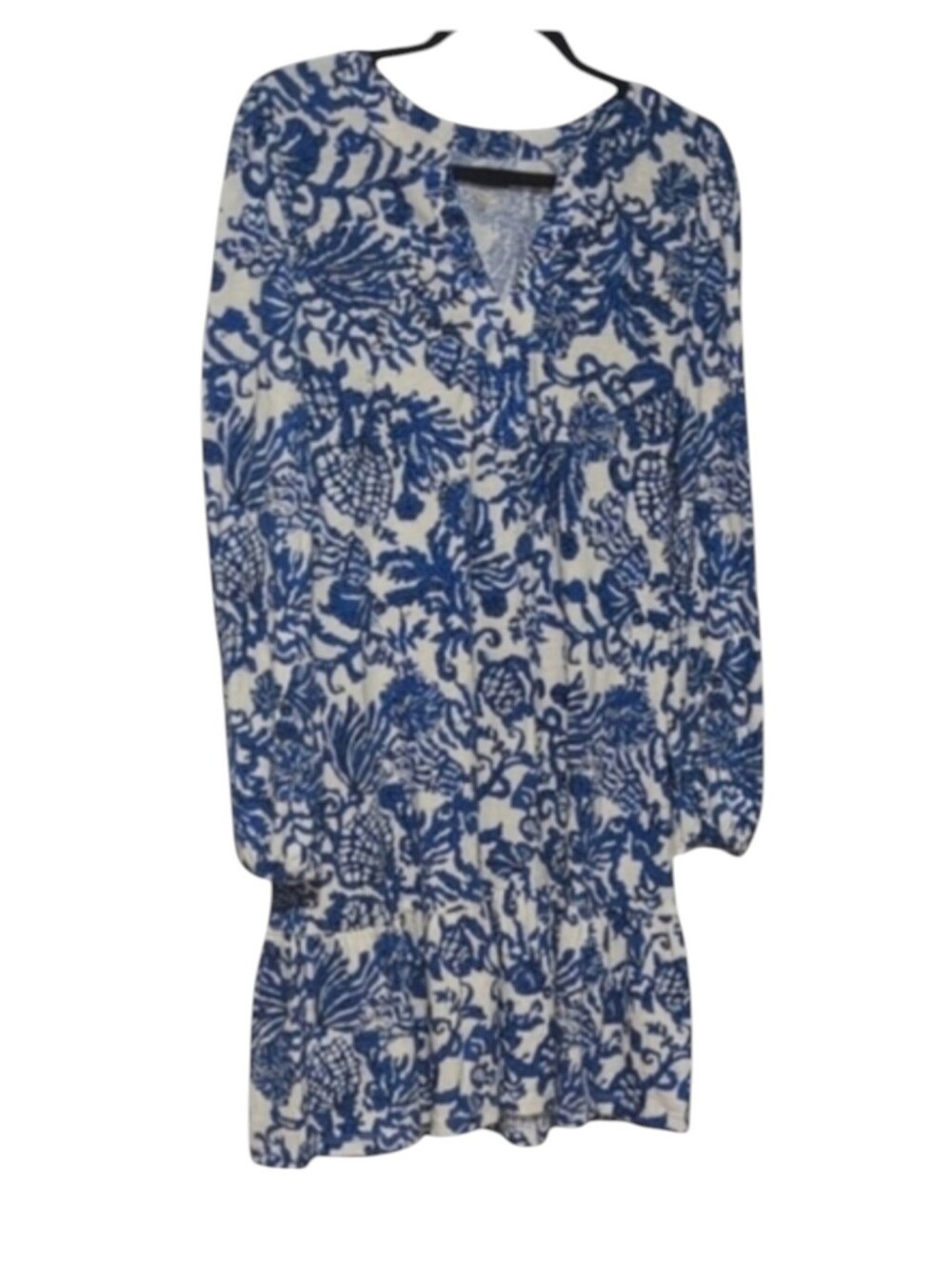 Lilly Pulitzer Alyssa A-Line Dress in Deeper Coconut Ride With Me Size S